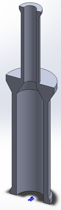 Hose adapter, cut-away